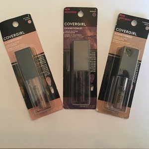 Lot of 3  New Covergirl Exhibitionist Liquid Glitter Shadow Unique Colors